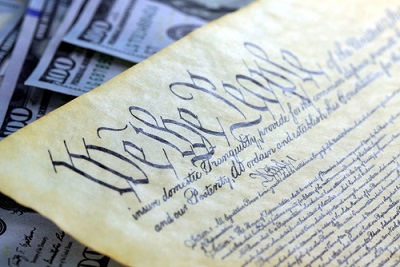 ALEC is pushing state legislators to call for an amendment to the Constitution, which would require the federal budget to be balanced each year. (Image via Shutterstock)