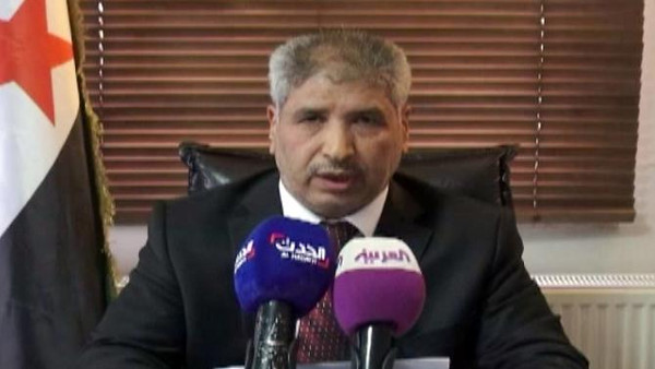 Free Syrian Army Chie Brigadier General Abdel Ilah al-Bashir speaking to Al Arabiya. (Al Arabiya) 