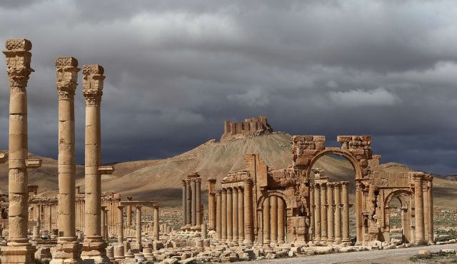  An archive photo of the ancient city of Palmyra, Syria. Photo by AFP